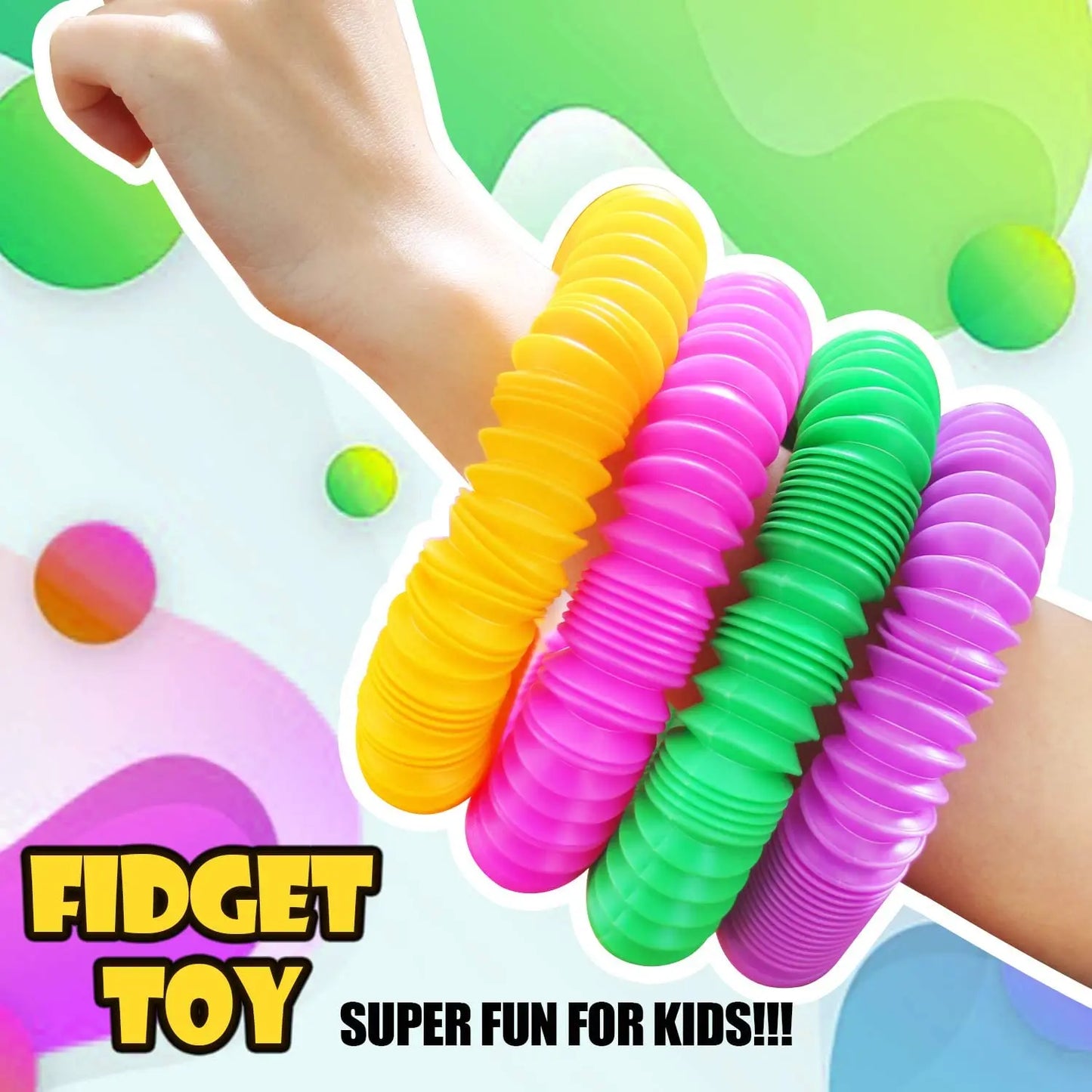 4 Pack Mini Tube Sensory Fidget Toy