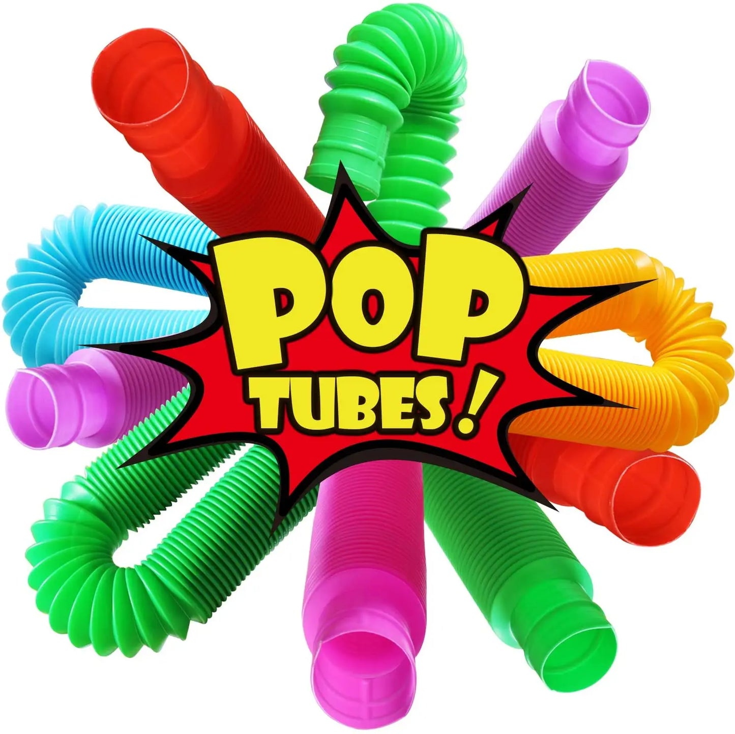 4 Pack Mini Tube Sensory Fidget Toy
