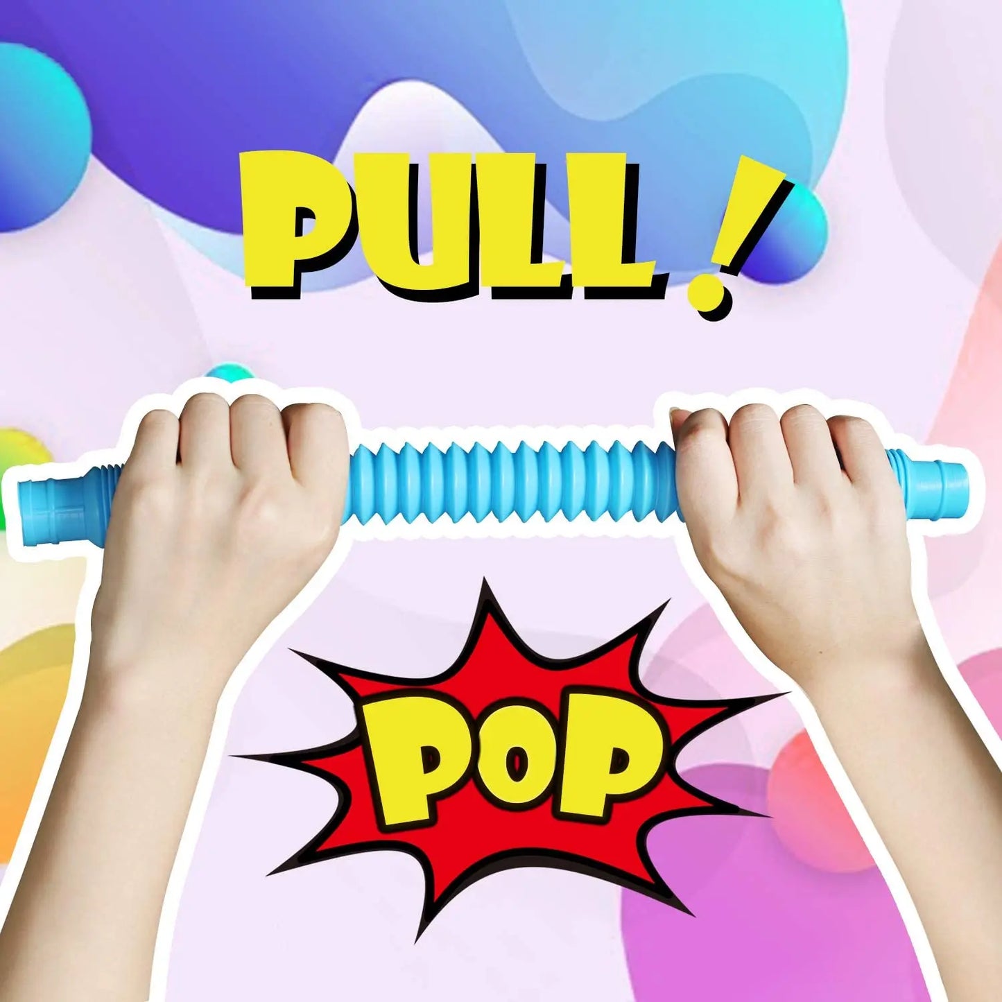 4 Pack Mini Tube Sensory Fidget Toy