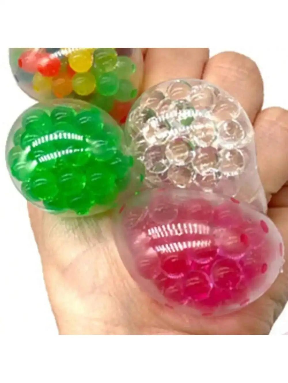Sensory Stress Balls for Adults and Kids Fidget Squishy Toys 10-Pack, Sensory Toy for Kids with Autism,Stress Relief Ball 3.5cm