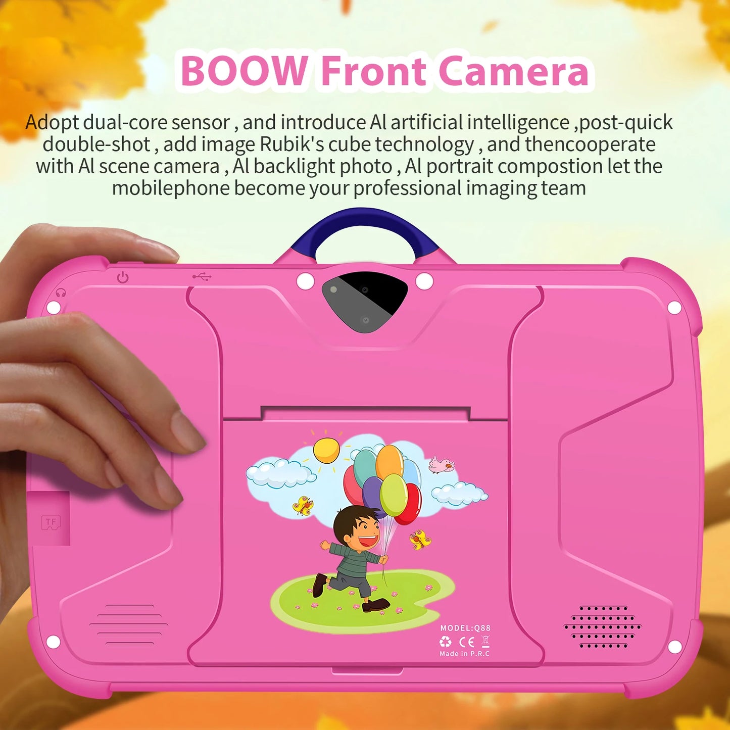 7" Kids Tablet - 4GB RAM, 64GB ROM, Android Educational Games & Learning