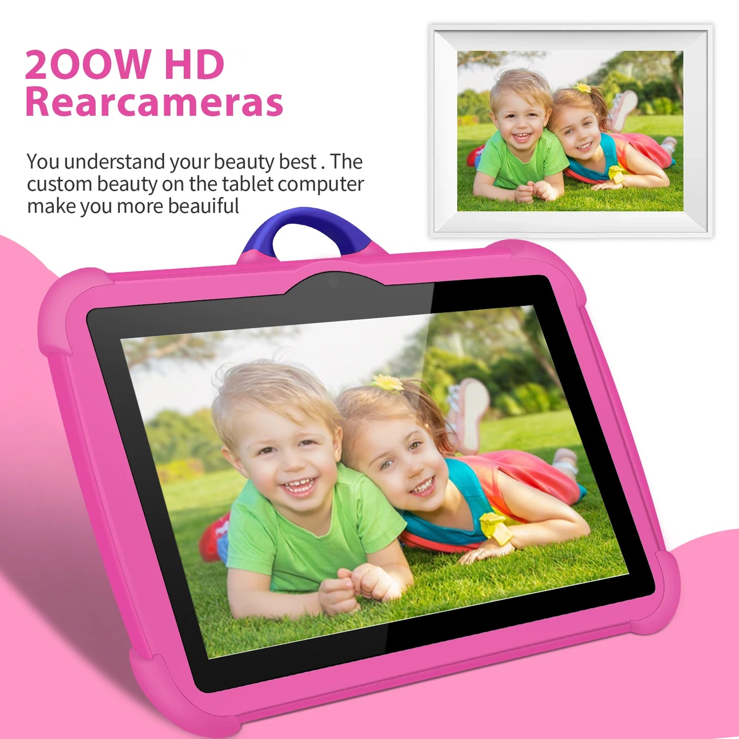 7" Kids Tablet - 4GB RAM, 64GB ROM, Android Educational Games & Learning