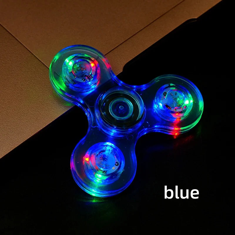 LED Fidget Spinners for Kids, Adults - Light up Sensory Fidget Toys Glow in The Dark