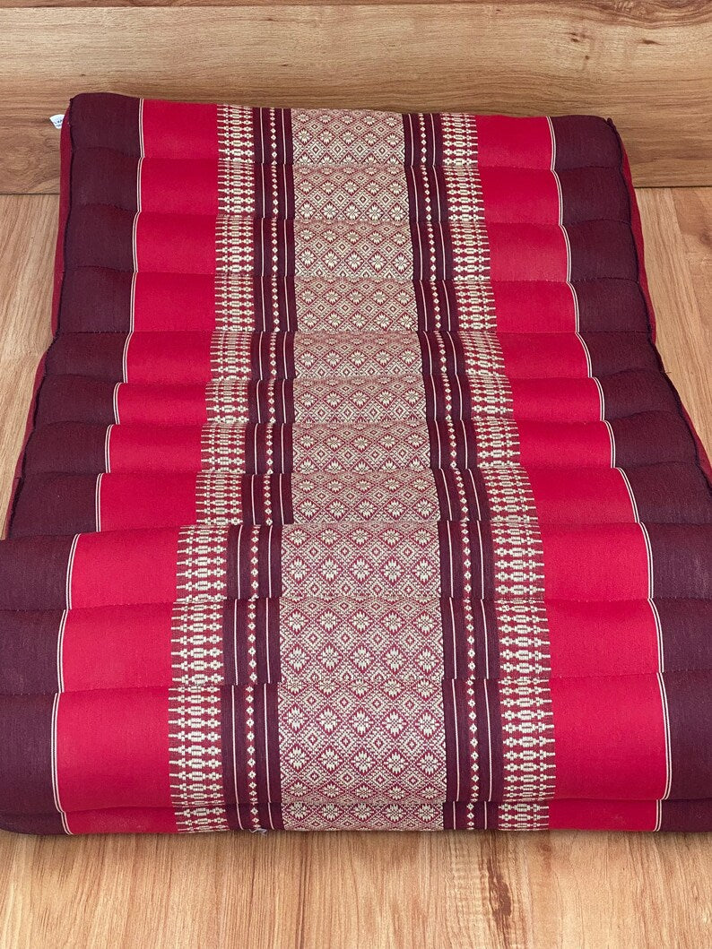 Mothers day gift Meditation Cushion Set RED Medium Size-RED3-Fold Zafu