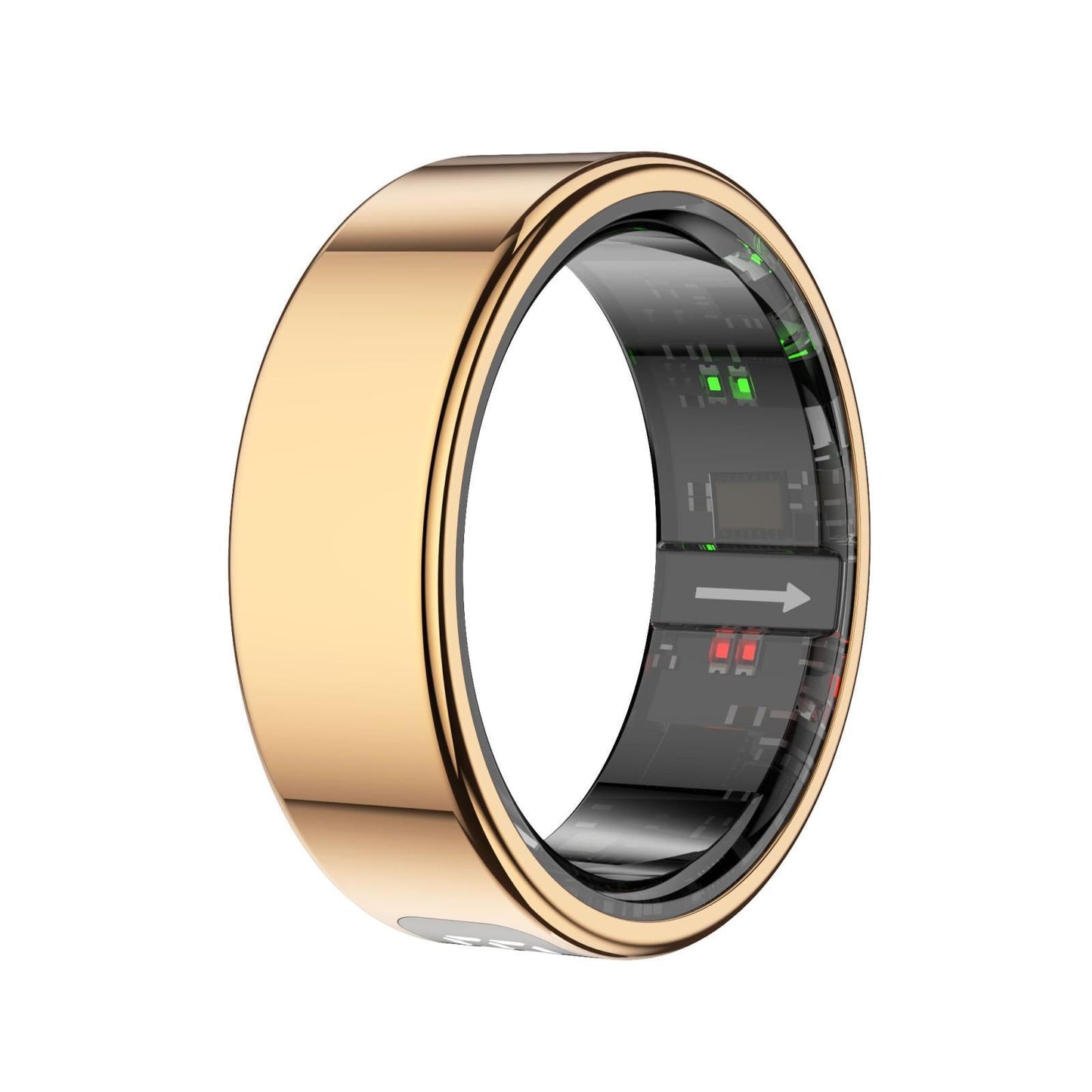 Smart Ring Heart Rate Blood Oxygen Sleep Sports Size 11 - Black