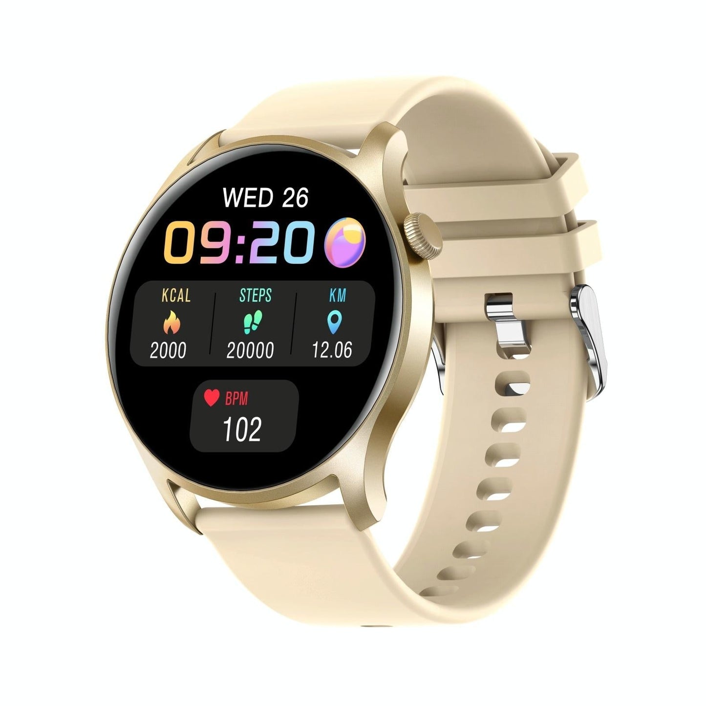 Smart Wristband With Sleep And Heart Monitoring - Black