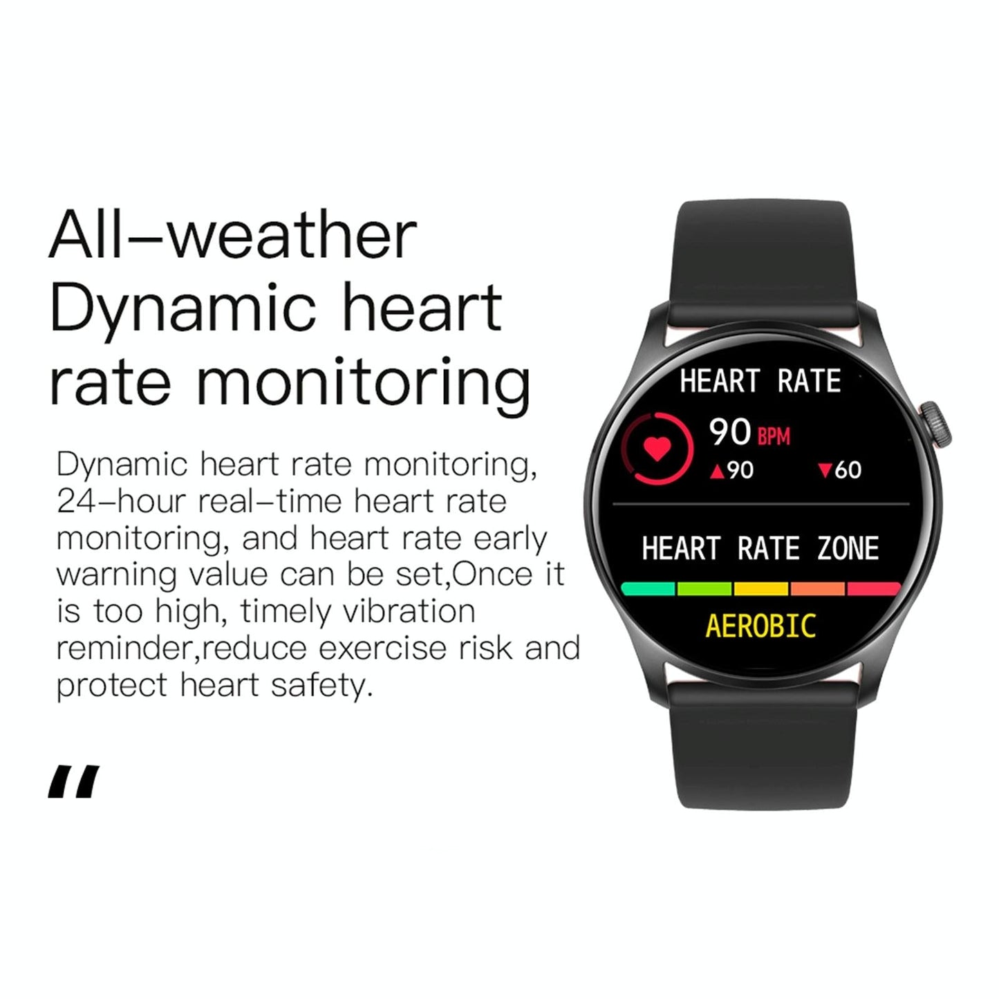 Smart Wristband With Sleep And Heart Monitoring - Gold