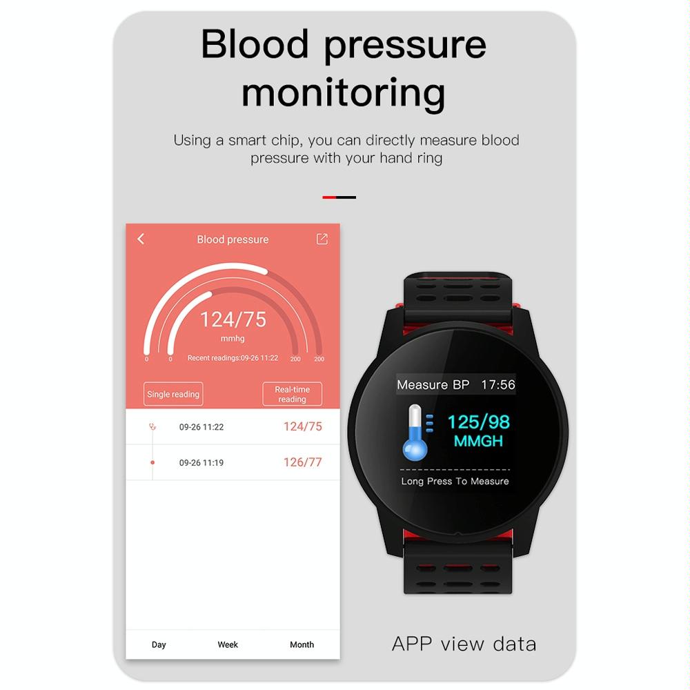 Waterproof Smart Bracelet With Call Heart Sleep Bp And Oxygen Monitoring - Ip67 - Green