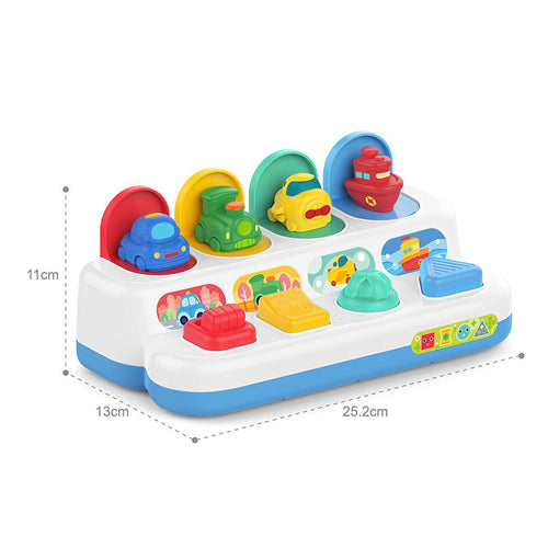 Transportation Shape Sorter Toy - Educational Toy for Toddlers 18 Months and Above