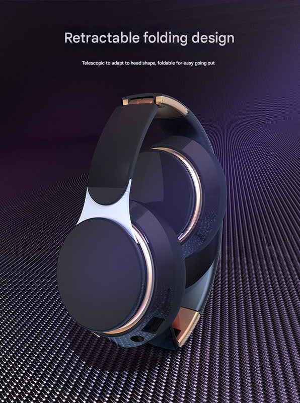 Green- Wireless Bluetooth 5.0 Over-Ear Headphones - HIFI Deep Bass, Foldable Design, 10Hr Playtime