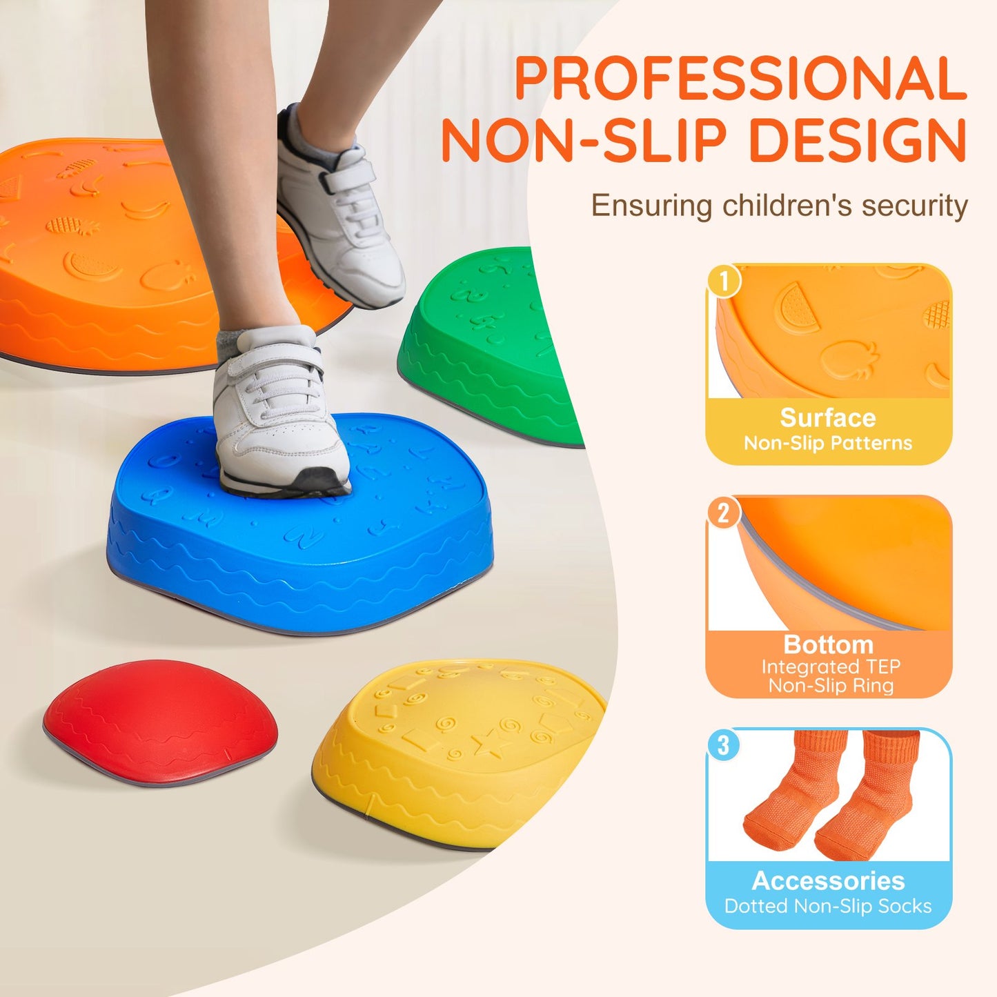 5-Piece Sensory Steppingstone Set – Balance, Focus & Confidence Through Play