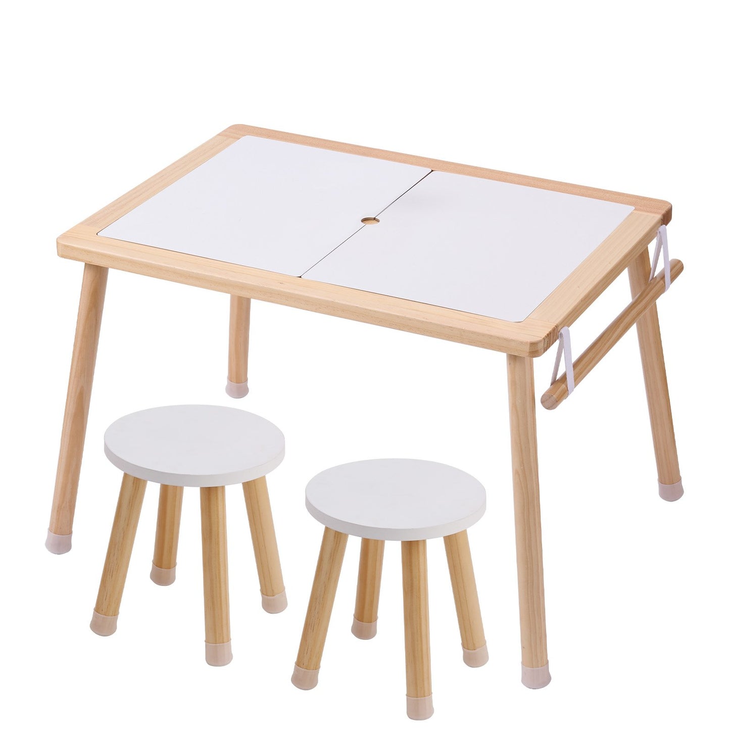VEVOR Kids Sensory Table & Chair Set Sand Water Play Table with 2 Storage Bins