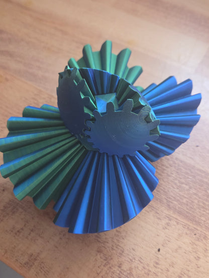 3D Fidget Spinner – Gear Sphere Sensory Toy