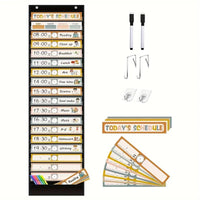 18 pockets with card