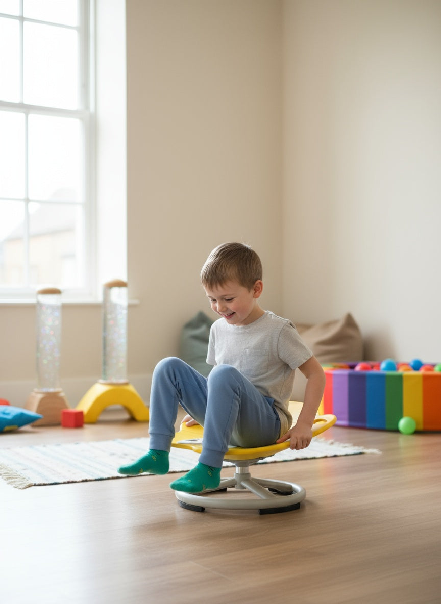 Children's Dinosaur Sensory Rotating Chair