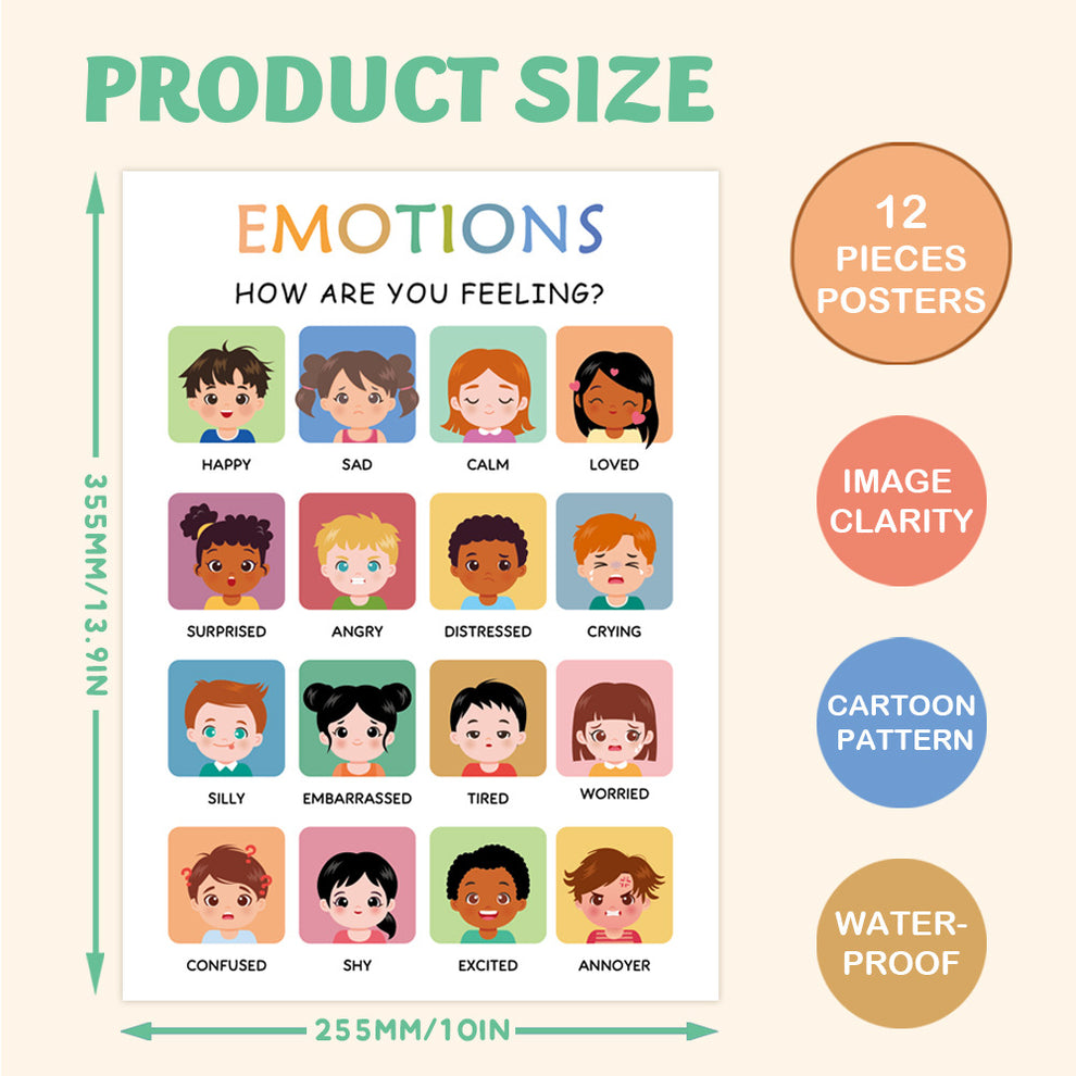 Kids Calm Corner Posters | Feelings Charts & Coping Skills for ...