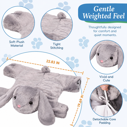 Weighted Bunny Lap Pad 2.2kg – Sensory Comfort Toy