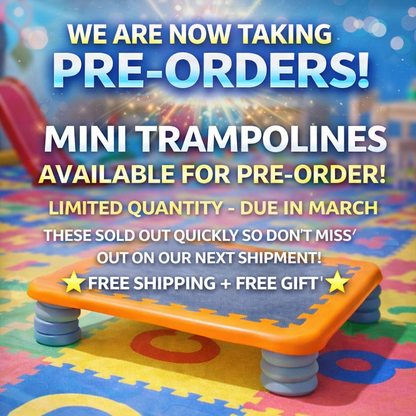 Kids Sensory Trampoline – Safe Indoor Mini Trampoline