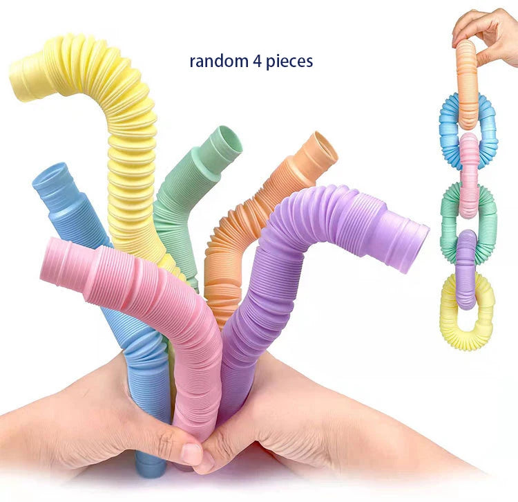 4 Pack Mini Tube Sensory Fidget Toy