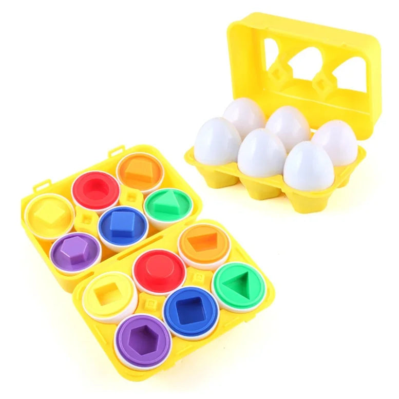 Matching Eggs Shape Sorter Sensory Toy