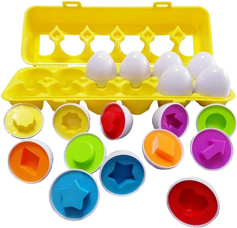 Matching Eggs Shape Sorter Sensory Toy