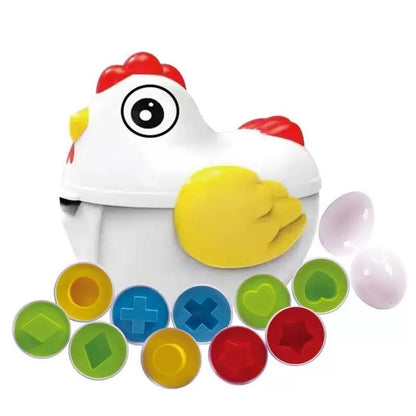 Matching Eggs Shape Sorter Sensory Toy