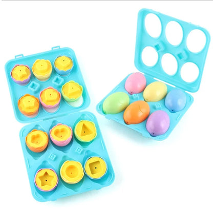 Matching Eggs Shape Sorter Sensory Toy
