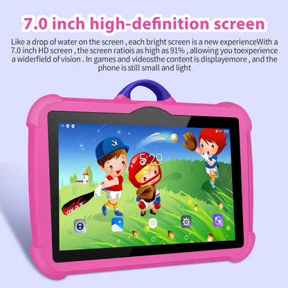 7" Kids Tablet - 4GB RAM, 64GB ROM, Android Educational Games & Learning