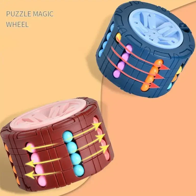 3D Rotating Cylinder Cube Sensory Toy