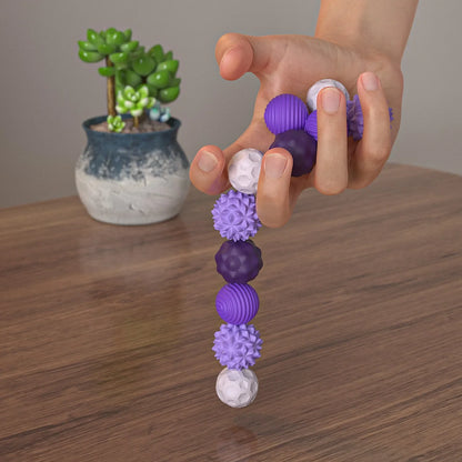 Silicone Magnetic Sensory Balls – Calming Fidget Toy for Kids & Adults