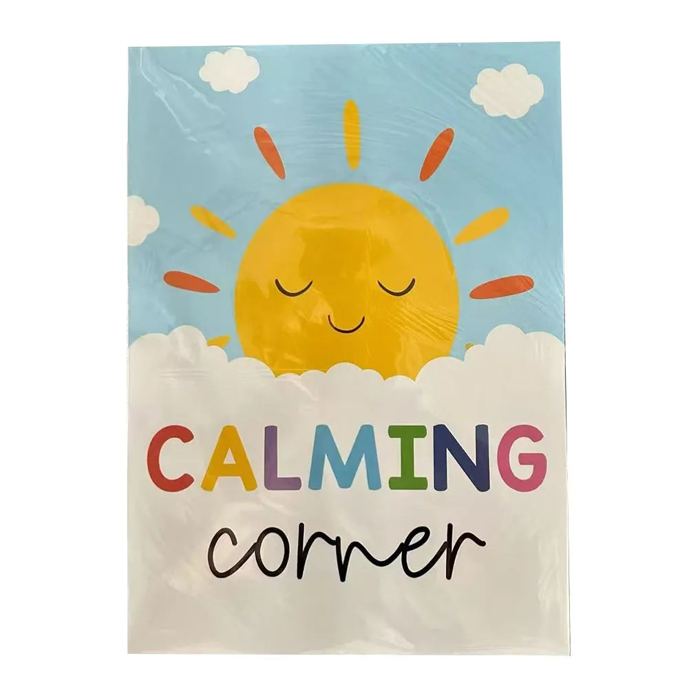 Calm Down Corner Posters – Feelings Wheel & Emotions Chart