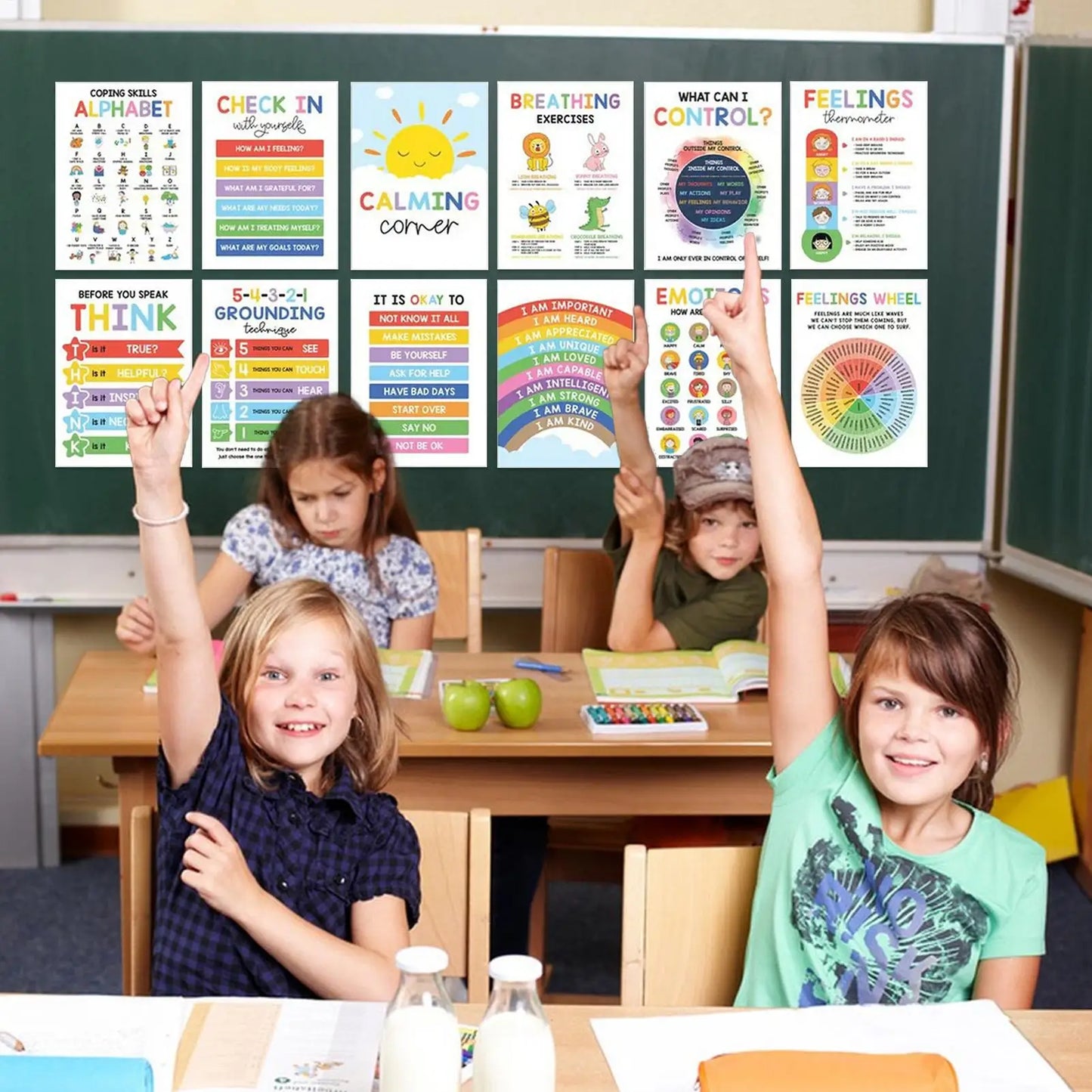 Calming Corner Emotion Posters – Mindfulness & Feelings Chart