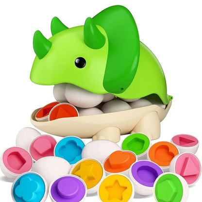 Matching Eggs Shape Sorter Sensory Toy
