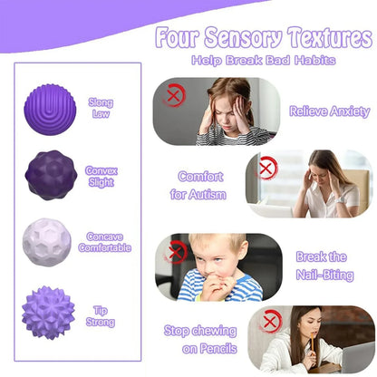 Silicone Magnetic Sensory Balls – Calming Fidget Toy for Kids & Adults