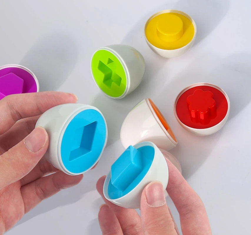 Matching Eggs Shape Sorter Sensory Toy