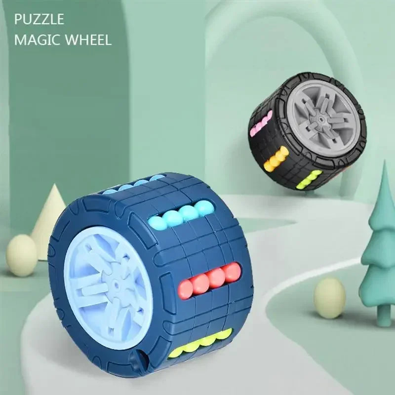 3D Rotating Cylinder Cube Sensory Toy