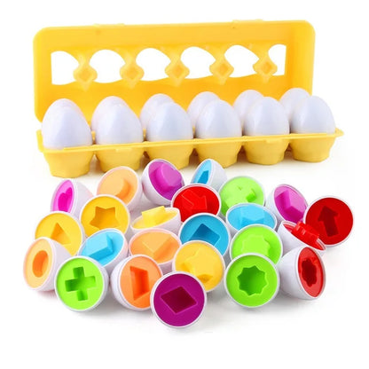 Matching Eggs Shape Sorter Sensory Toy