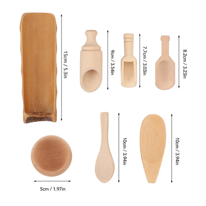 Wooden Sensory Bin Tools