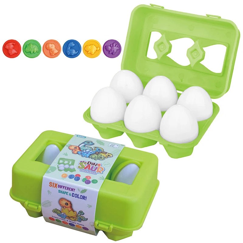 Matching Eggs Shape Sorter Sensory Toy