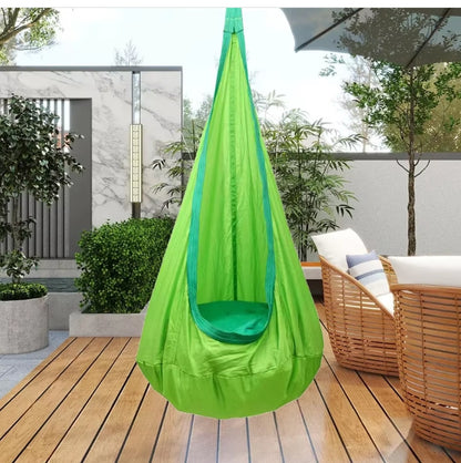 Green- Canvas Sensory Swing Chair for Kids and Adults | 150kg Capacity