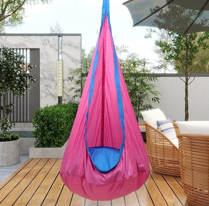 Green- Canvas Sensory Swing Chair for Kids and Adults | 150kg Capacity