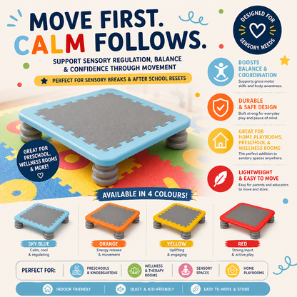 Kids Sensory Trampoline – Safe Indoor Mini Trampoline