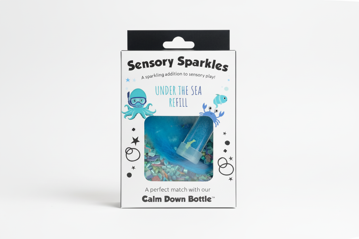 Sensory Sparkles Under the Sea Refill packaging 