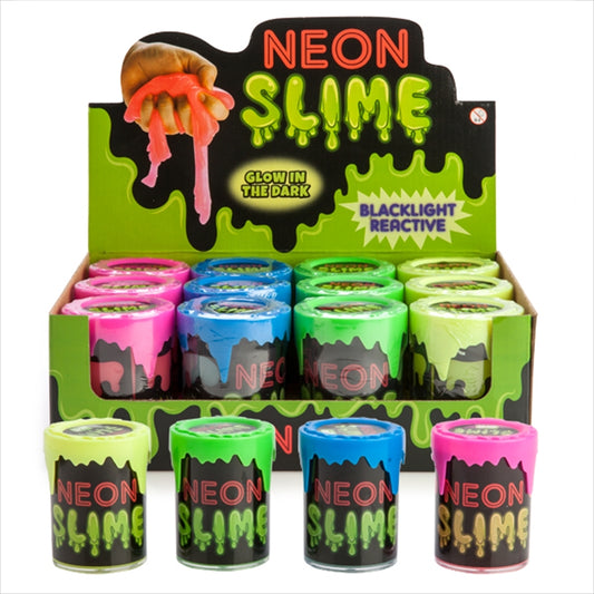 Glow In The Dark Neon Slime - Colour selected at Random