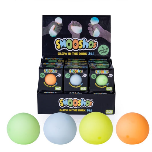 Glow In The Dark Smooshos Ball - Colour sent at Random