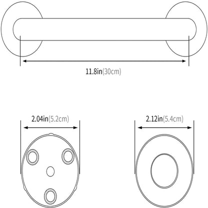 30cm Stainless Steel Handle for Shower or Toilet Grab Bar