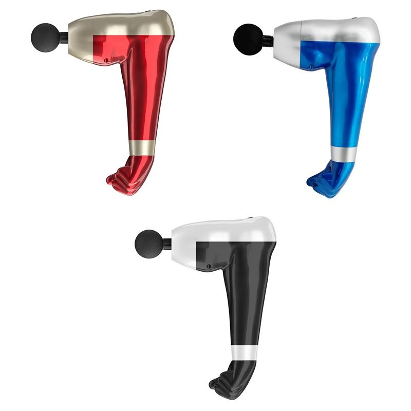 Arm Shape Usb Massage Gun For Muscle Relaxation - Red
