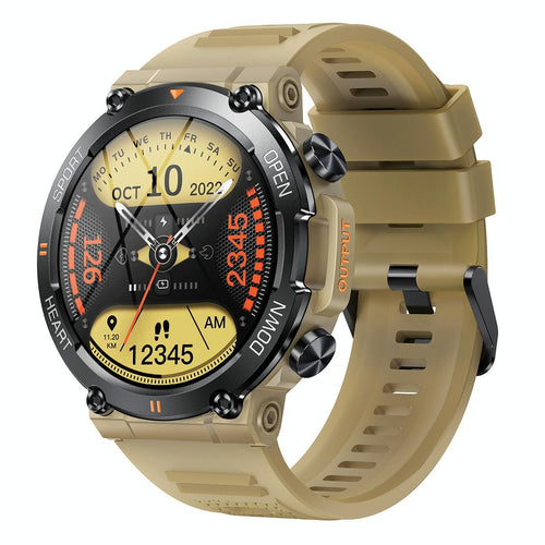 Smart Heart Rate And Blood Pressure Wristband - Monitor - Khaki