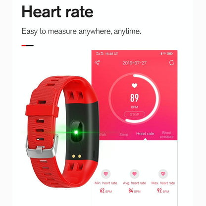 Smart Health Bracelet With Call Reminder And Monitoring - Purple