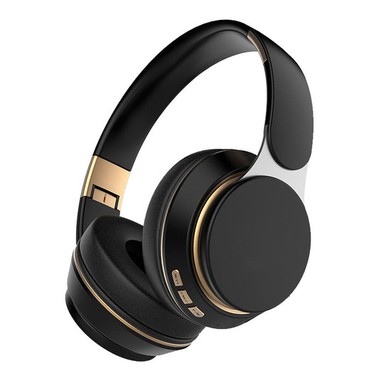 Black- Wireless Bluetooth 5.0 Over-Ear Headphones - HIFI Deep Bass, Foldable Design, 10Hr Playtime
